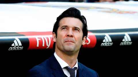 El entrenador del Real Madrid, Santisgo Solari