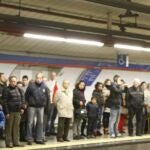 Imagen de archivo de una huega en el Metro