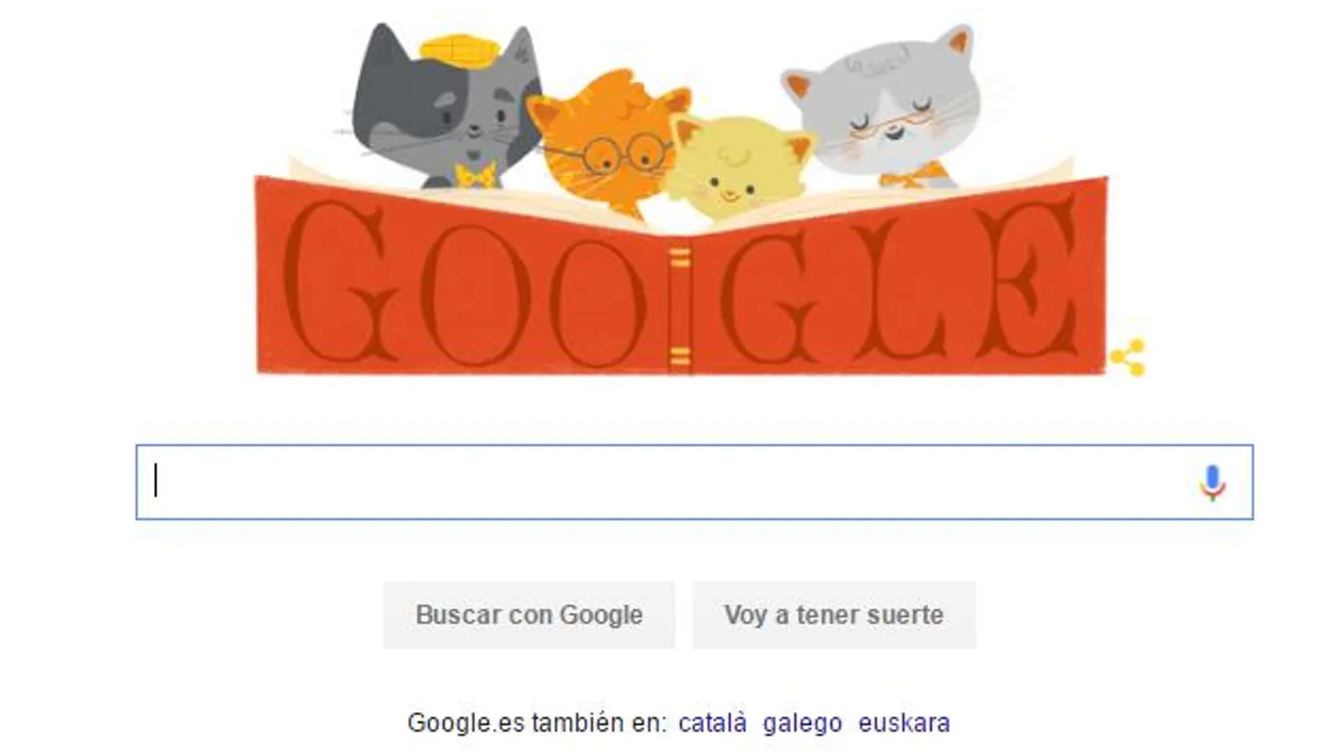 El doodle de Google dedicado a los abuelos