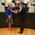 Esperanza Aguirre, hoy en el Pleno de Ayuntamiento