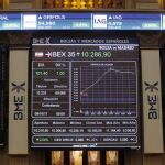 El IBEX 35, principal indicador de la Bolsa española, esta mañana