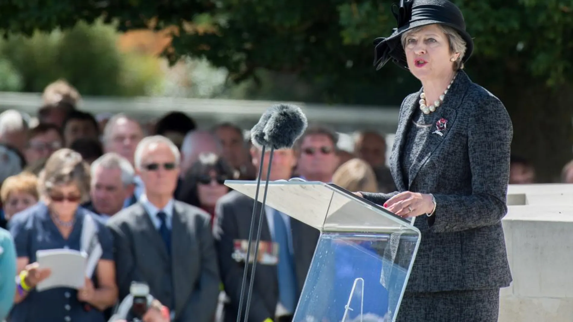 La primera ministra británica Theresa May