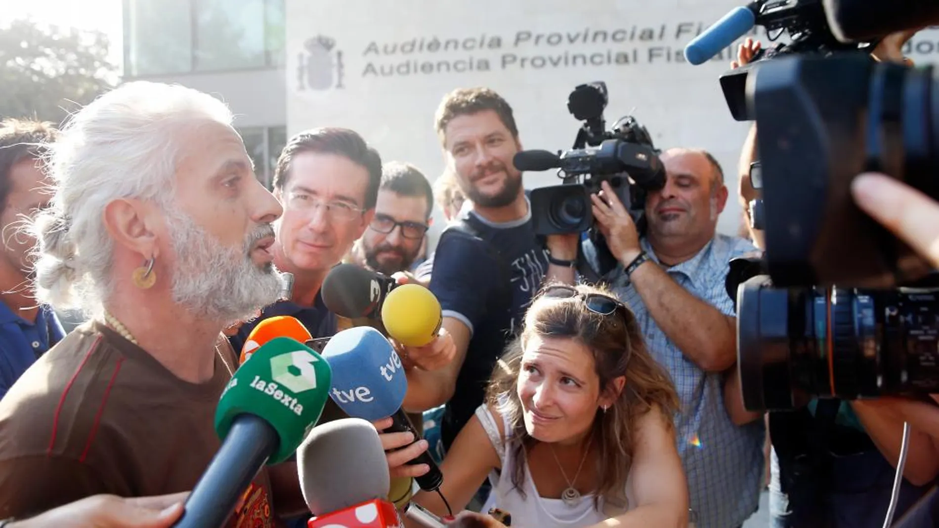El ex gerente de Imelsa Marcos Benavent a su llegada a la Ciudad de la Justicia de Valencia