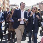 El presidente del Partido Popular de Castilla y León, Alfonso Fernández Mañueco, visita Benavente junto al presidente del PP de Zamora, José María Barrios; la candidata a la Alcaldía, Beatriz Asensio, y la número uno por Zamora al Congreso, Isabel Blanco