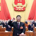 El presidente chino, Xi JInping, tras ser reelegido
