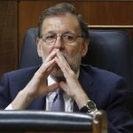El presidente del Gobierno en funciones y candidato a la presidencia, Mariano Rajoy