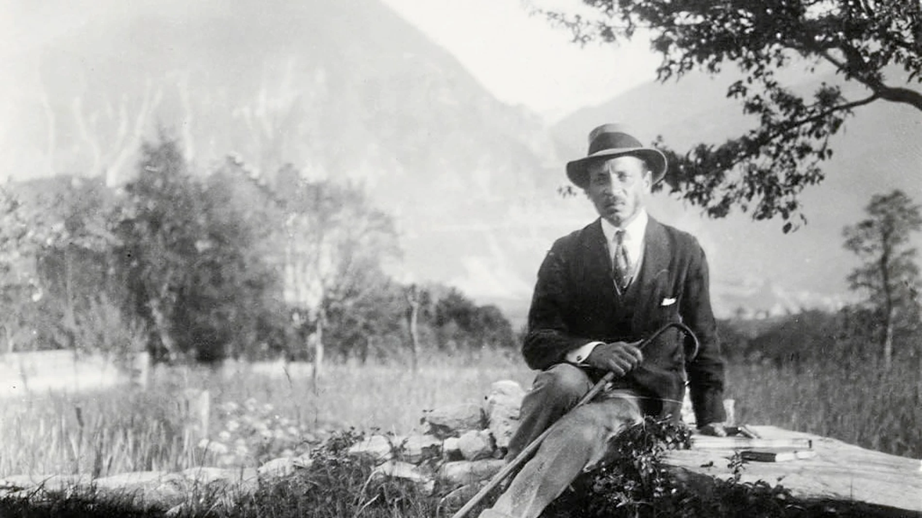 En la imagen, un Rilke ya más maduro en su búsqueda por la soledad