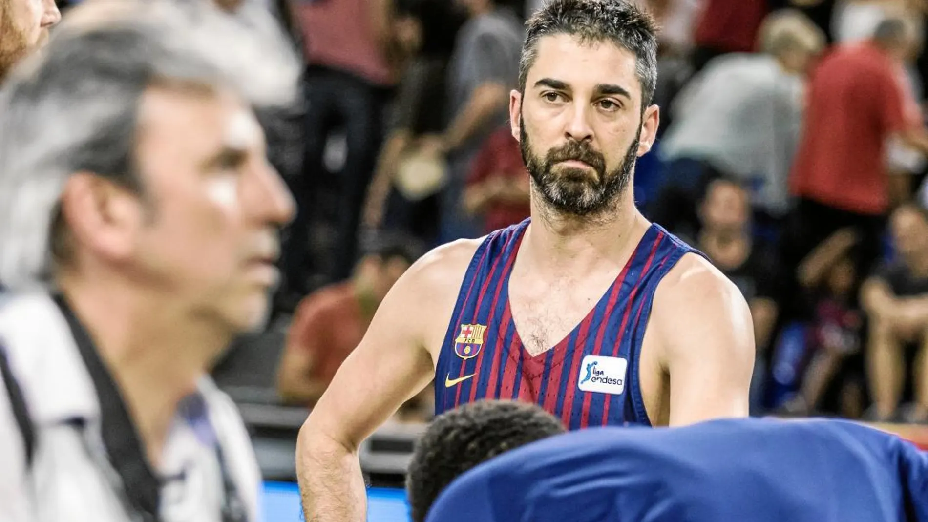 Juan Carlos Navarro, a la conclusión de su último partido con la camiseta azulgrana. Fue el pasado 11 de junio en las semifinales de la Liga Endesa ante el Baskonia. La derrota acabó con la temporada del Barça