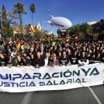 La manifestación partió de la sede del Parlamento de Andalucía, en Sevilla