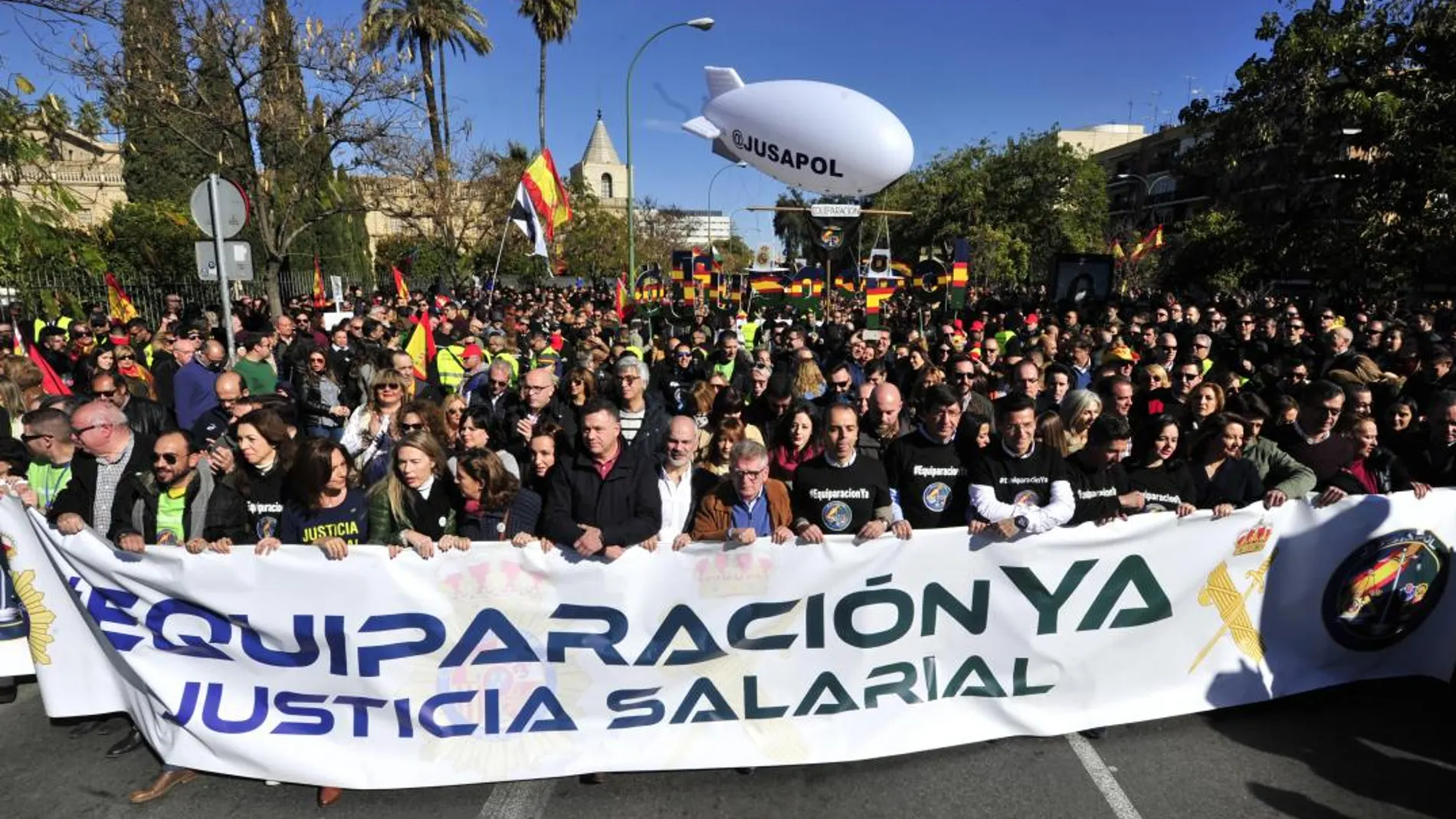 La manifestación partió de la sede del Parlamento de Andalucía, en Sevilla