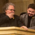 Joan Tardá y Gabriel Rufián, diputados de ERC en el Congreso.