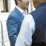 Michael Cohen, ex letrado de Trump, a la salida de un hotel en Nueva York