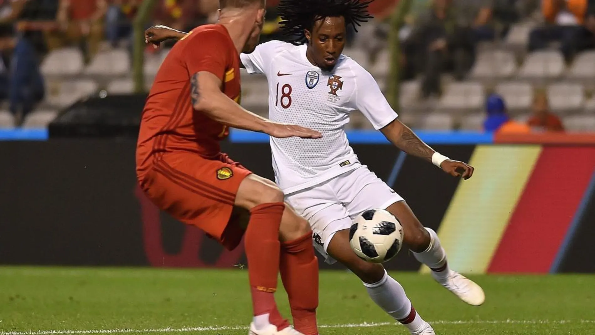 Gelson Martins, en un partido con la selección portuguesa / Reuters. Eric Vidal