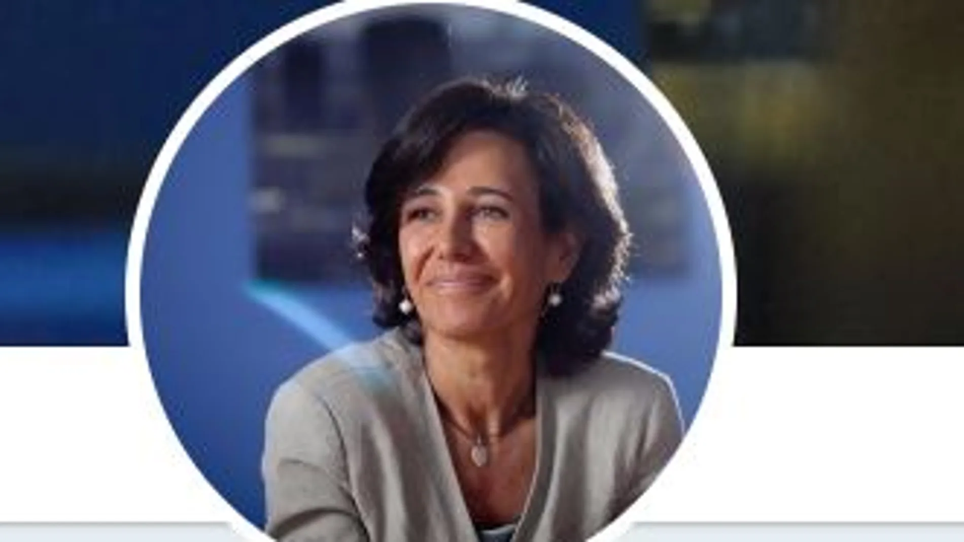 Ana Botín se estrena en Twitter