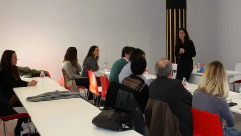 Una de las reuniones que ha mantenido la delegación lusa esta semana pasada