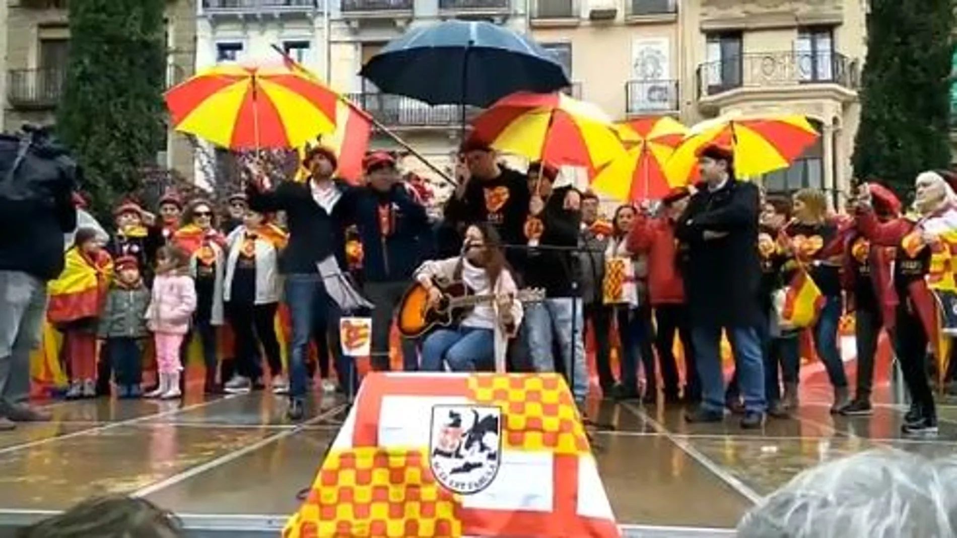 Un momento del acto de Tabarnia en Reus