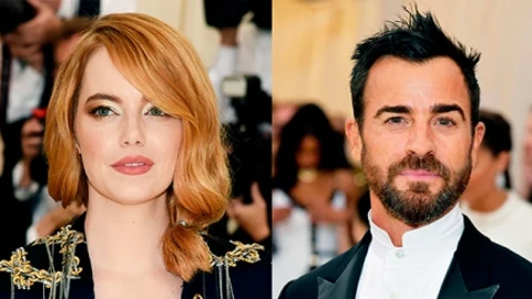 Justin Theroux y Emma Stone