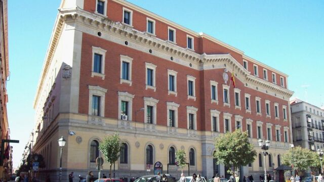Una de las fachadas de la sede madrileña del Tribunal de Cuentas