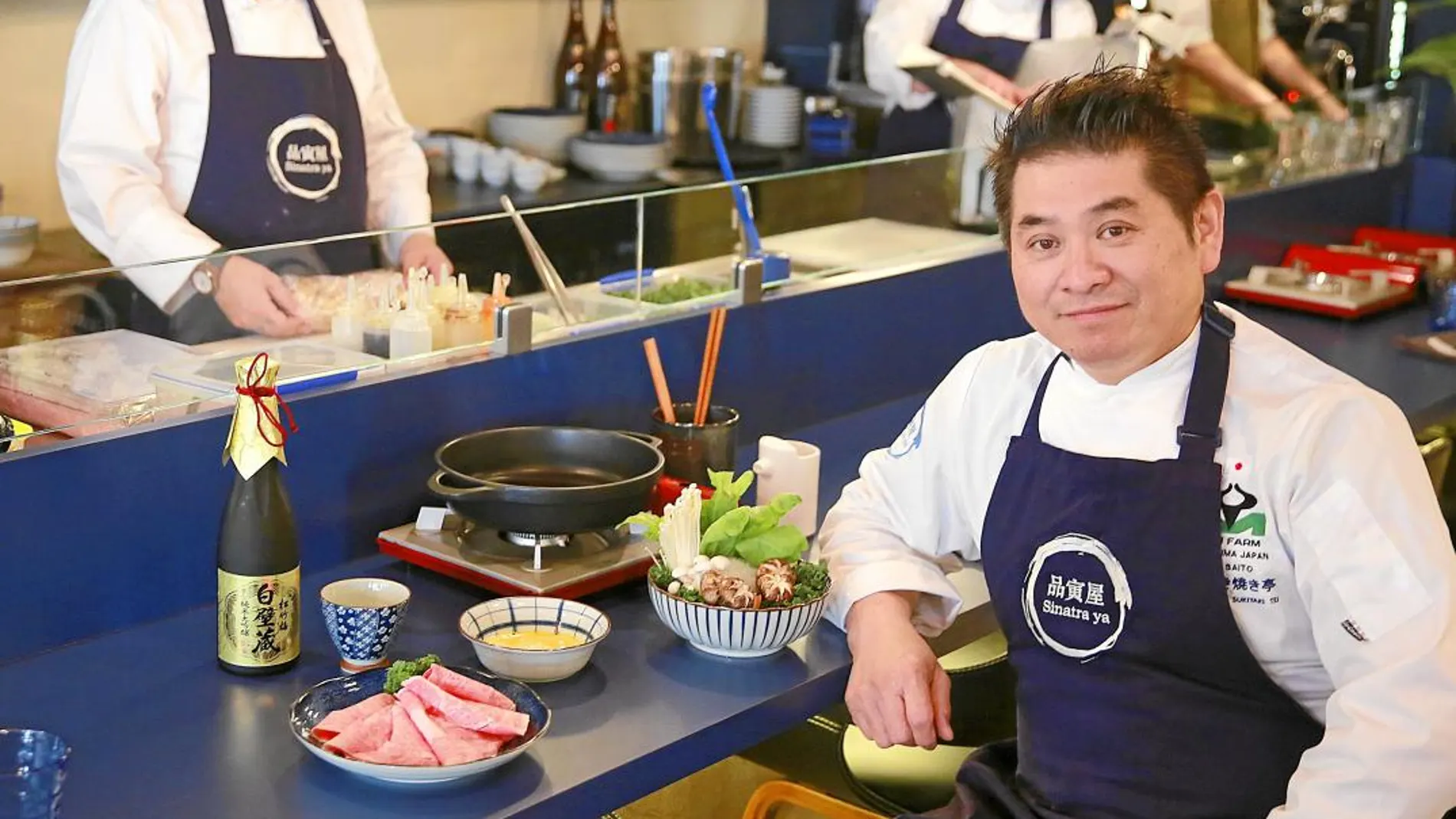 Jay Joden tiene una ganadería propia en Japón de la que importa la carne para el Sinatra Ya en Madrid