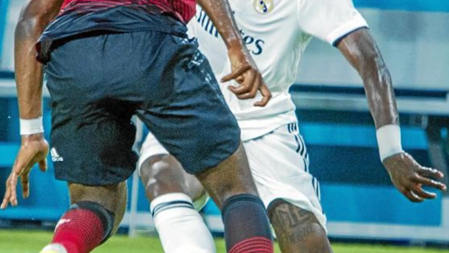 Vinicius dejó una buena imagen en su estreno como jugador del Real Madrid / Efe