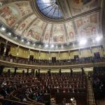 El presidente del Gobierno, Mariano Rajoy, durante su intervención ante el pleno del Congreso / Efe