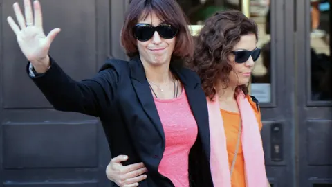 Juana Rivas, en una imagen de archivo, a su salida de los juzgados de Granada