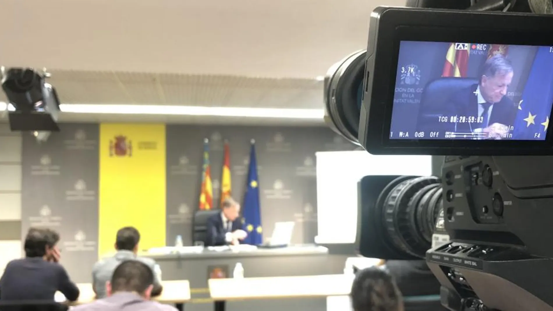 El delegado del Gobierno, Juan Carlos Moragues, presentó ayer los Presupuestos Generales del Estado de 2018 territorializados en la Comunitat Valenciana