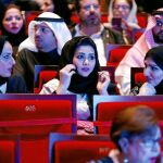 Varios saudíes acuden a un concierto celebrado en Riad el pasado mes, al que por primera vez pudieron asistir mujeres