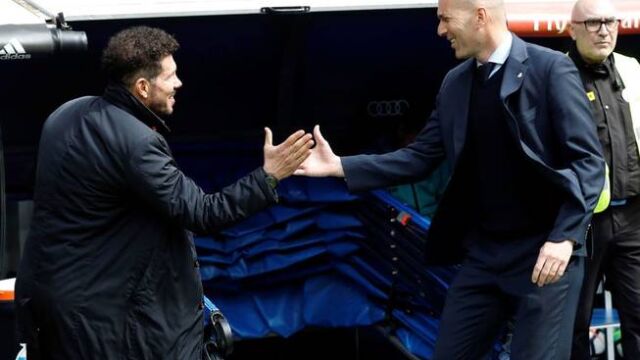 Simeone y Zidane se reencontrarán en el Alfredo Di Stéfano