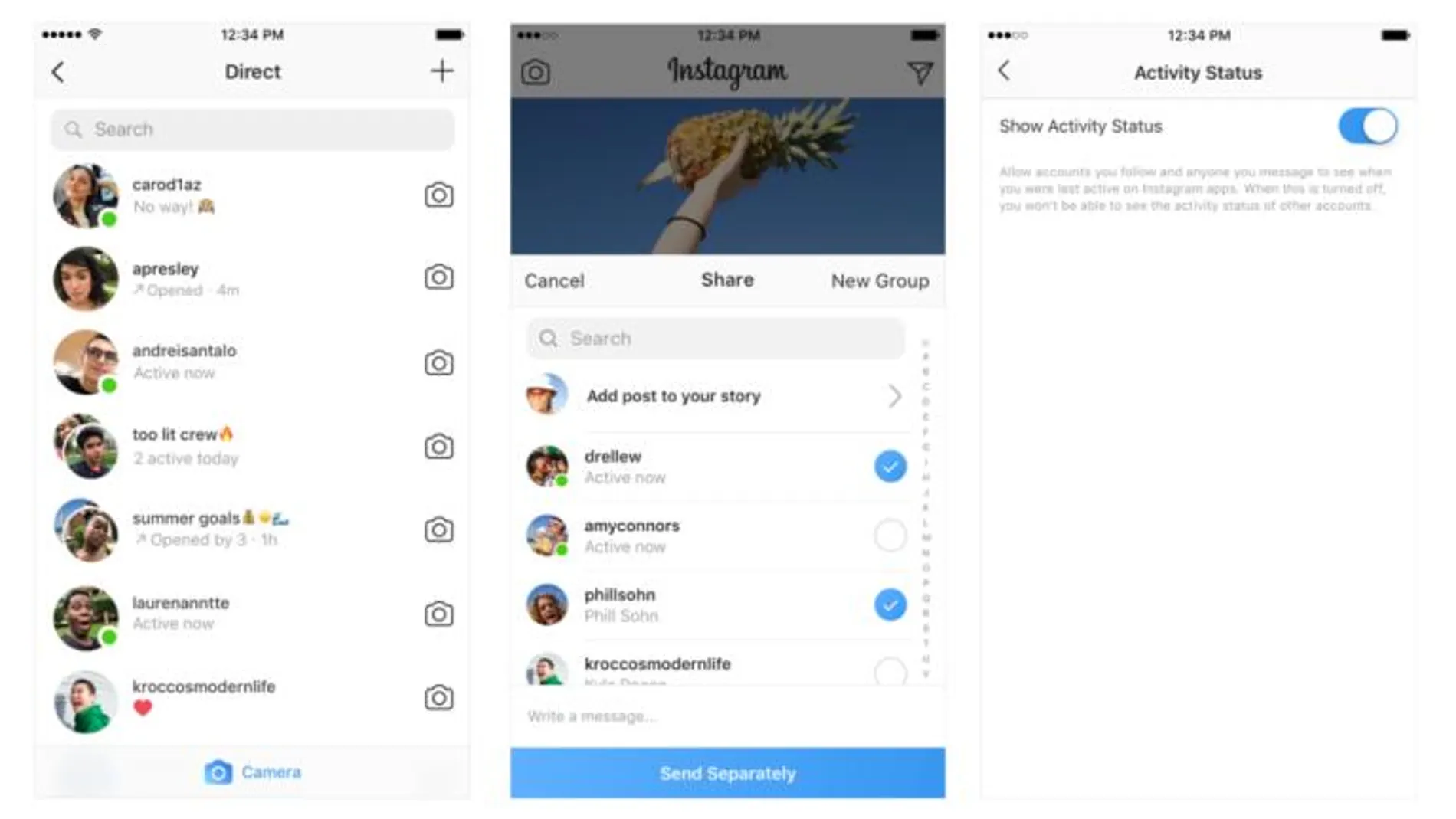 Instagram ya chiva a tus amigos cuándo estás conectado