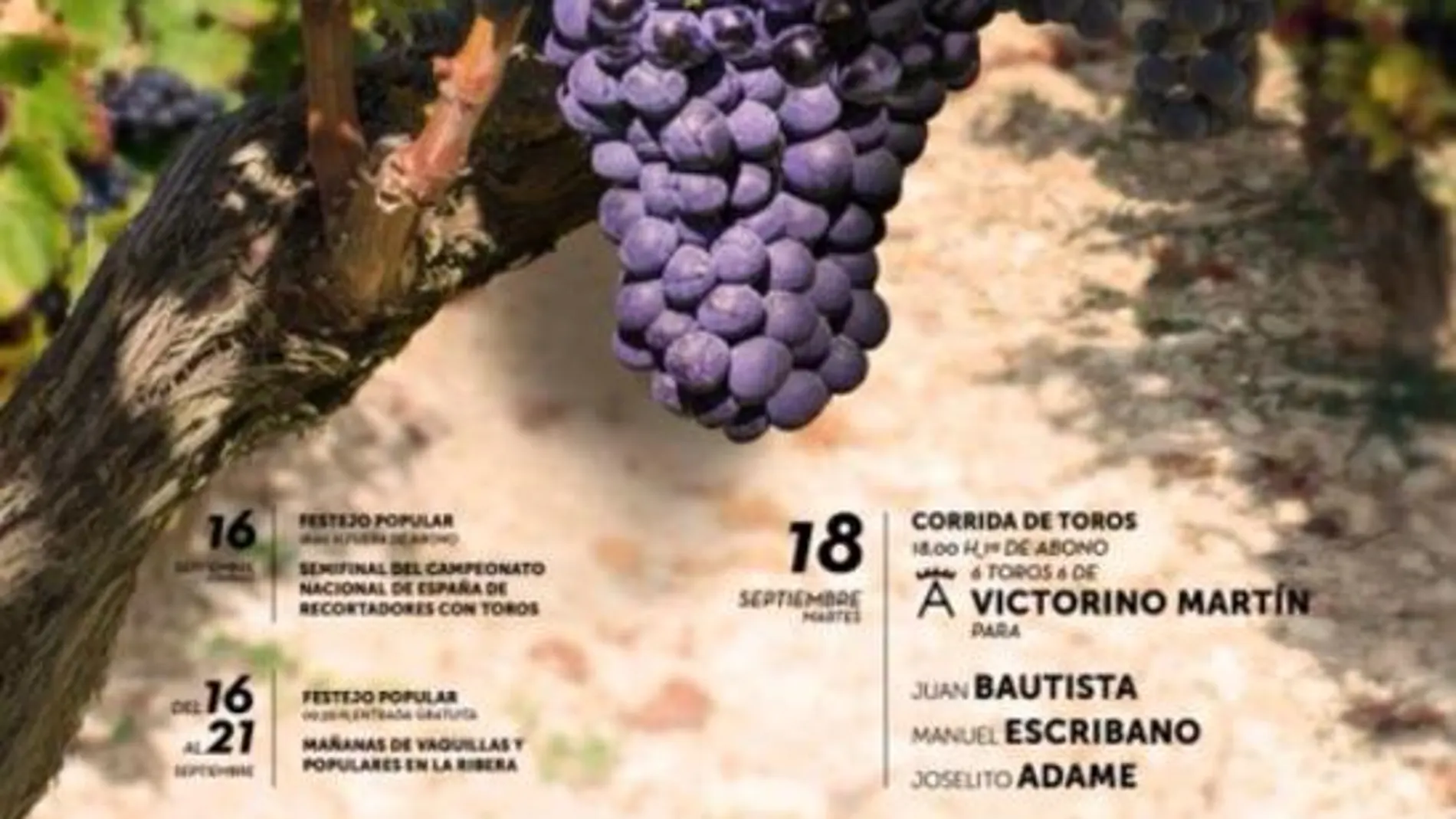 Cartel anunciador de la Feria de Logroño 2018