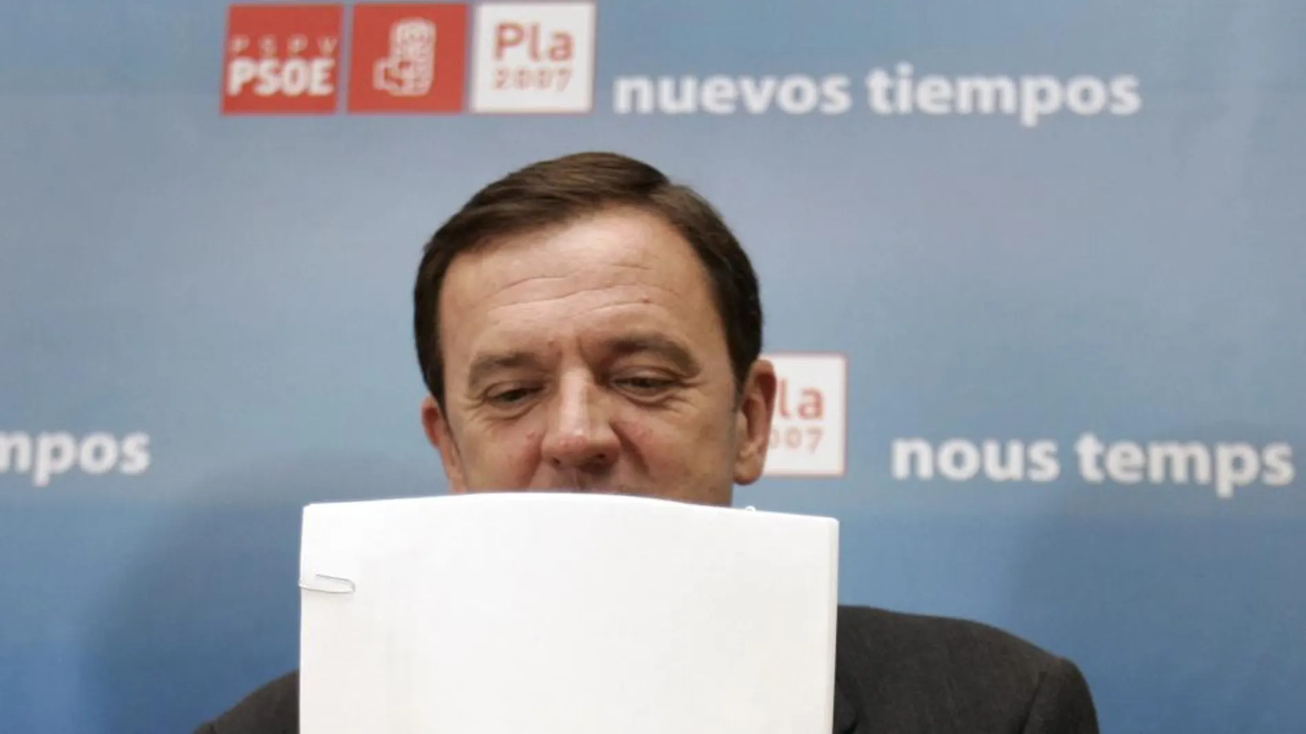 El ex secretario general del PSPV-PSOE, Joan Ignasi Pla