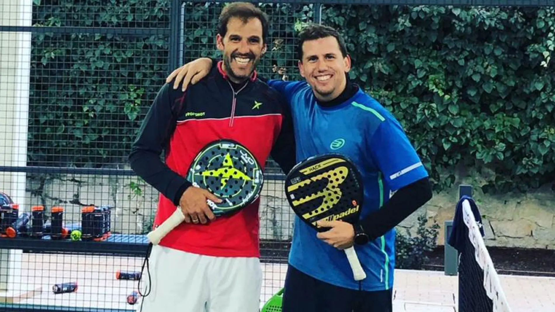 Entrenamiento Juan Martín Díaz y Paquito Navarro