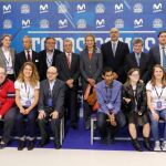 La infanta Elena, que ha presidido la entrega de la cuarta edición de los Premios Todos Somos Estudiantes, organizada por Telefónica y el club Estudiantes / Foto: Efe