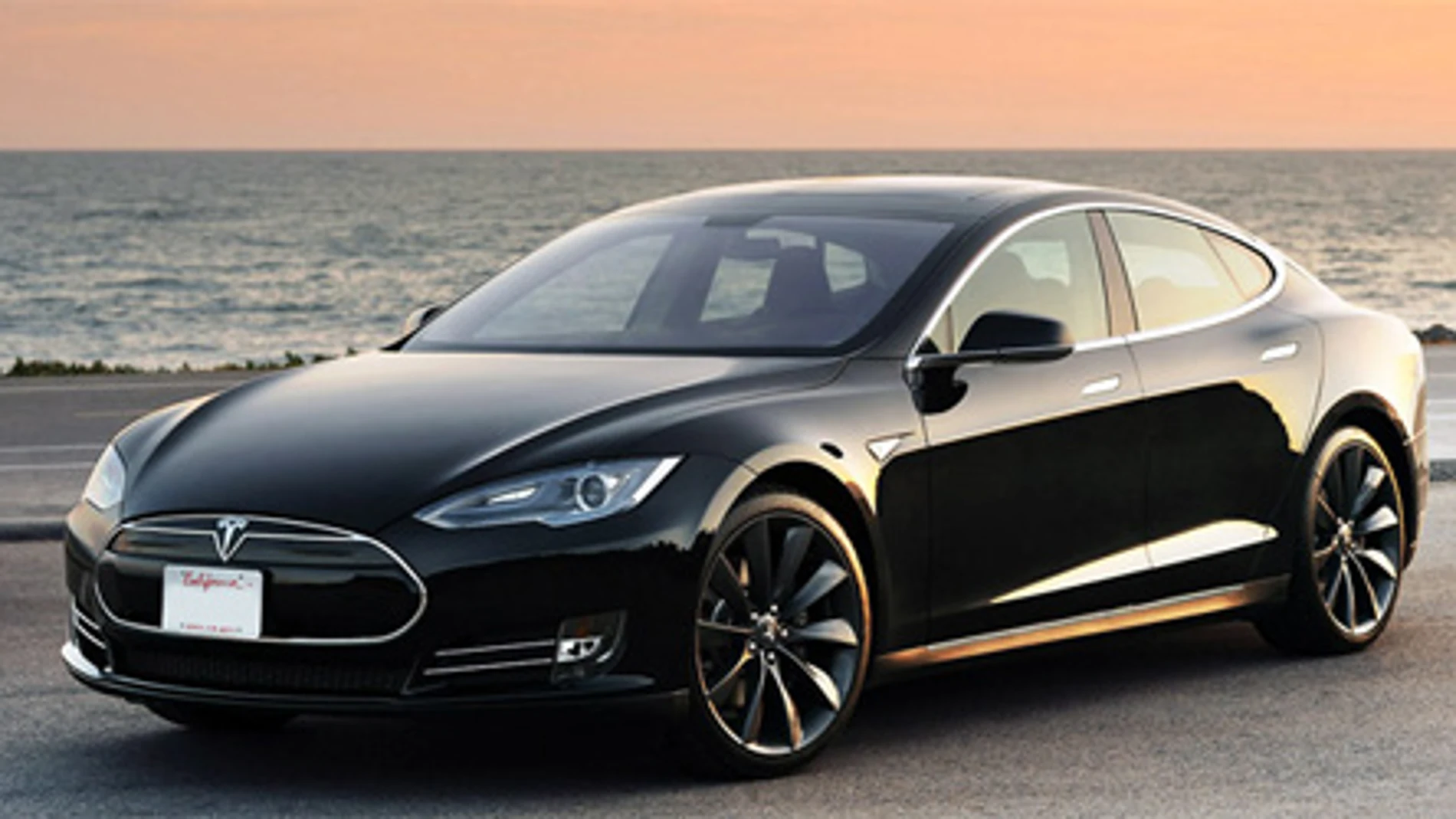 Un coche eléctrico Tesla