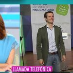 Ana Rosa conduciendo su programa en Telecinco