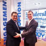 Carlos García Cano, Country Manager de TMP Worldwide Spain, y Juan Imaz, Consejero Delegado de Profede