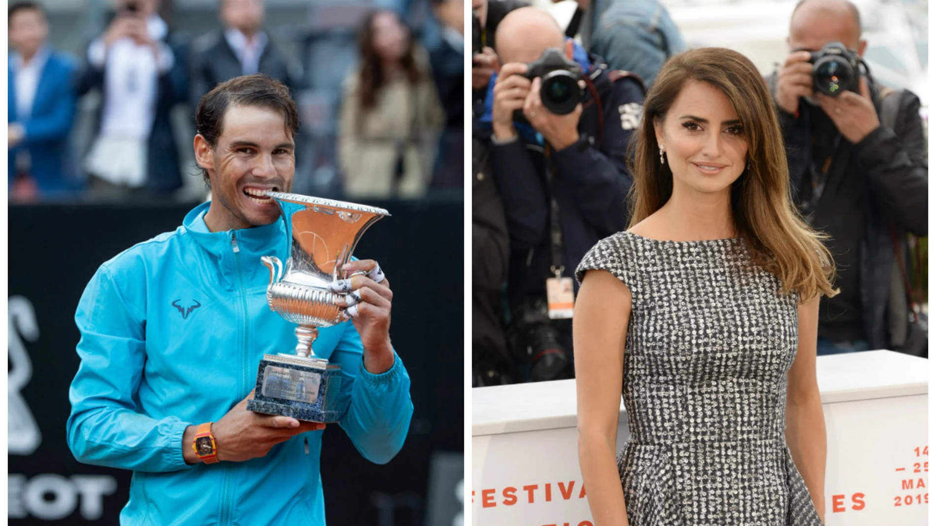 Rafa Nadal y Penélope Cruz