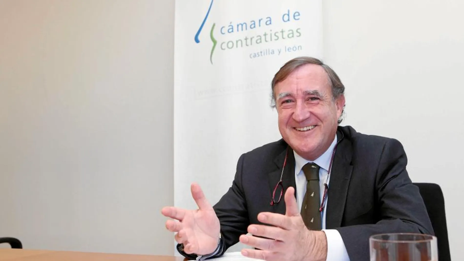 El nuevo presidente de la Cámara de Contratistas de Castilla y León, Enrique Pascual