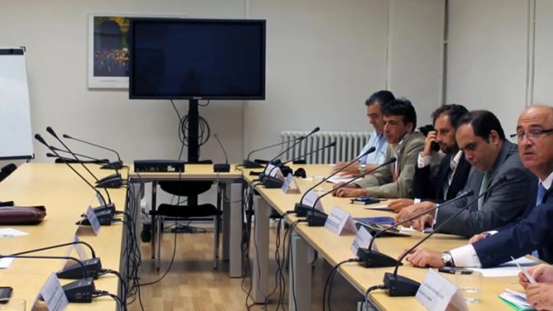 Fernando Benzo, subsecretario de Cultura, compartió mesa con Juan Diego, presidente de la Unión de Toreros, o Fernando Galindo, de la Unión Nacional de Picadores y Banderilleros Españoles