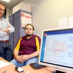 Tomás Vega, coordinador de la Red Centinela, y José Lozano, estadístico de la Dirección General de Salud
