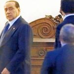 Berlusconi se reunió ayer con el primer ministro italiano
