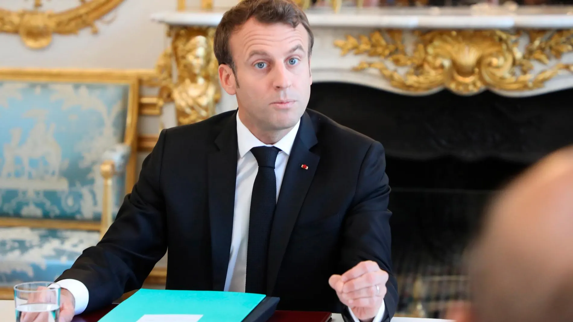Emmanuel Macron preside una reunión en el Consejo de Ministros