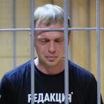 Ivan Golunov, tras su detención en Moscú/Reuters