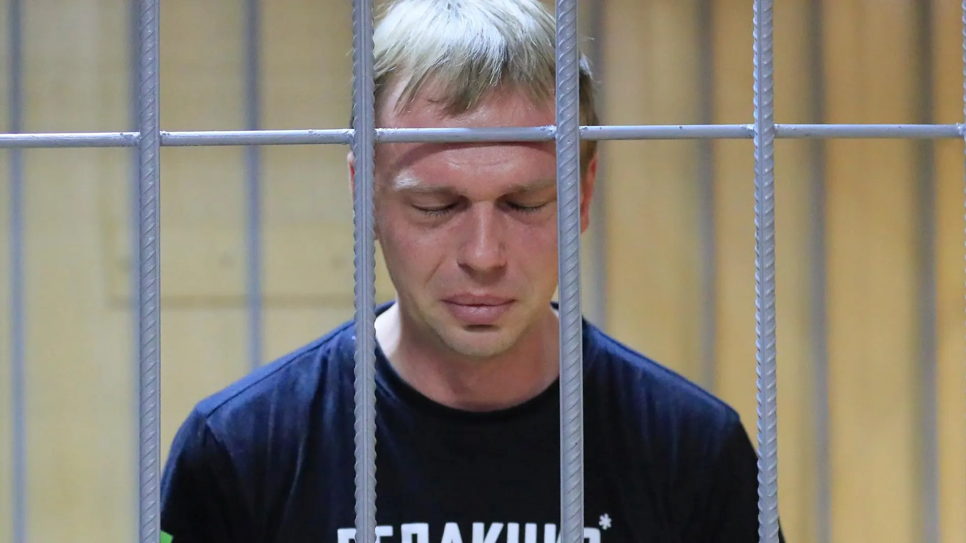 Ivan Golunov, tras su detención en Moscú/Reuters