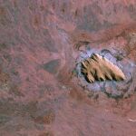 Una «montaña-isla» vista desde el espacio