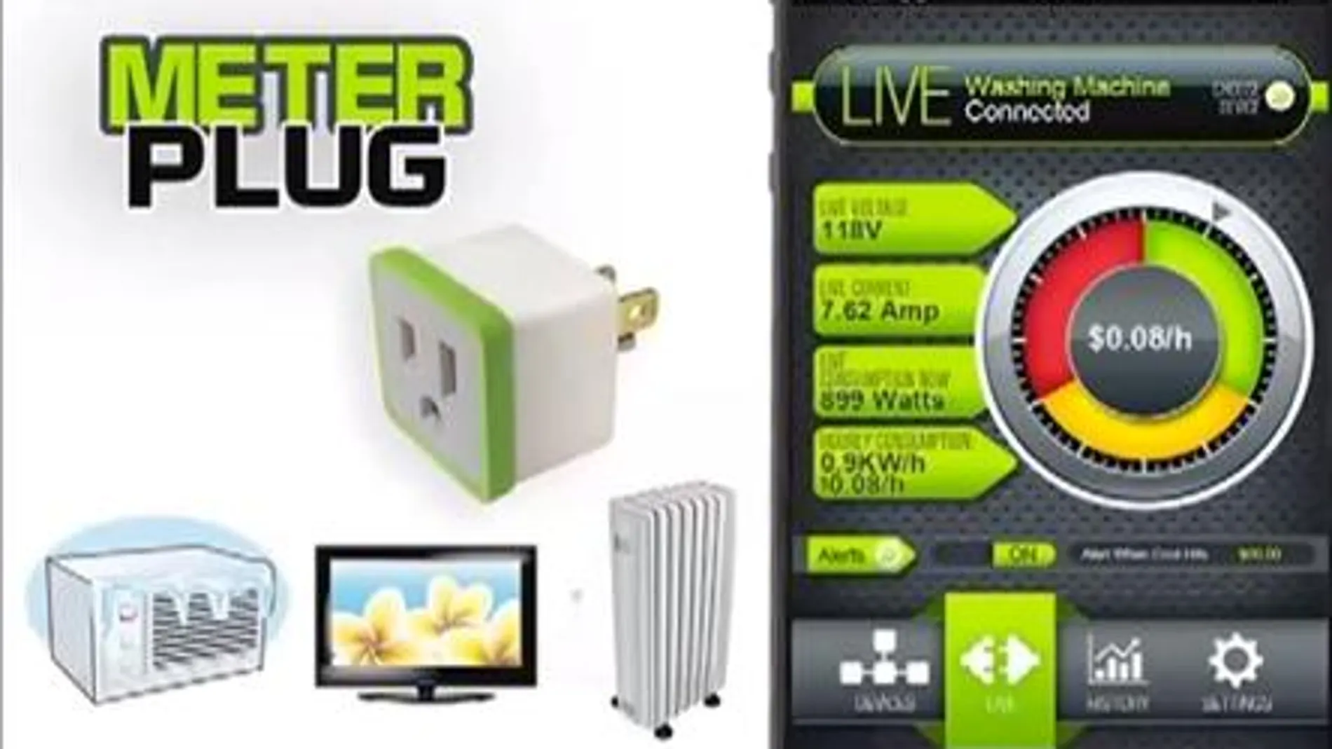 El enchufe inteligente MeterPlug