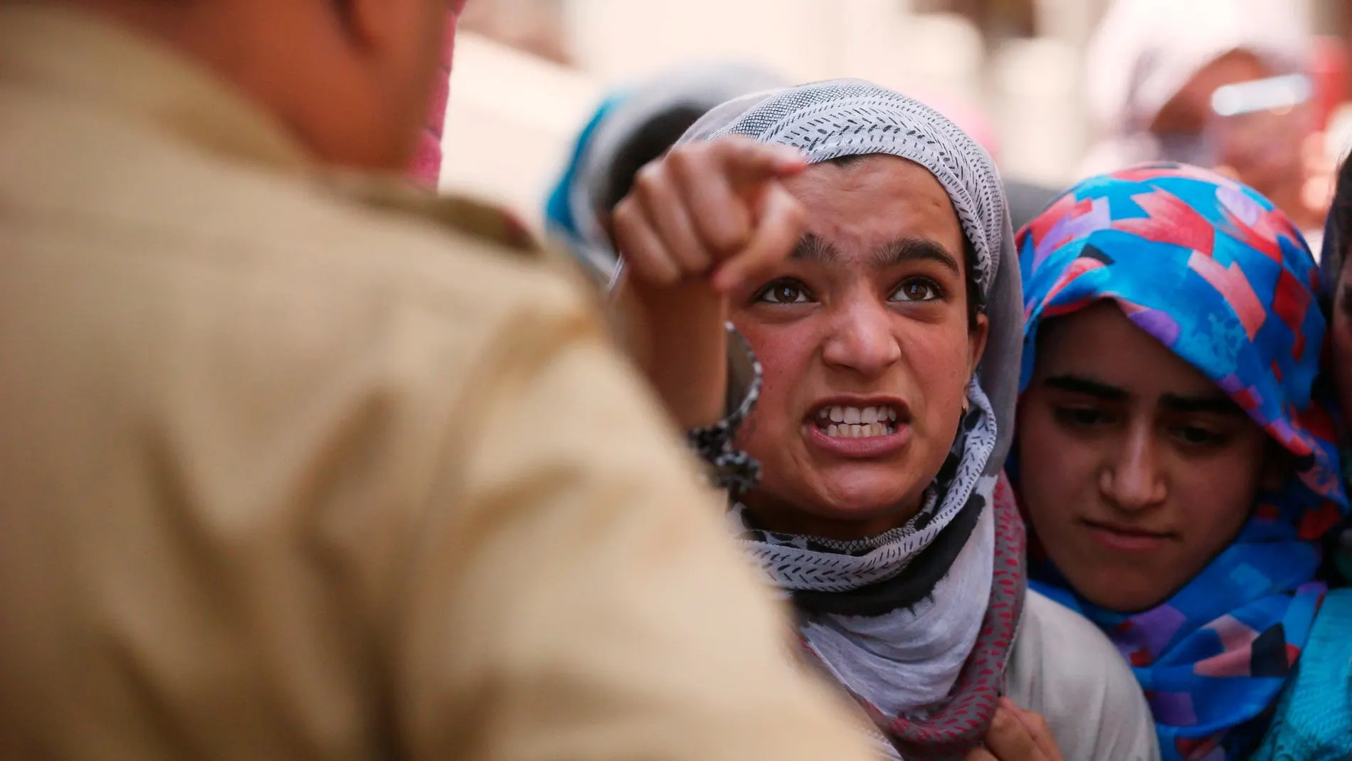 Protestas en las calles de en zonas de Cachemira /Foto: Reuters