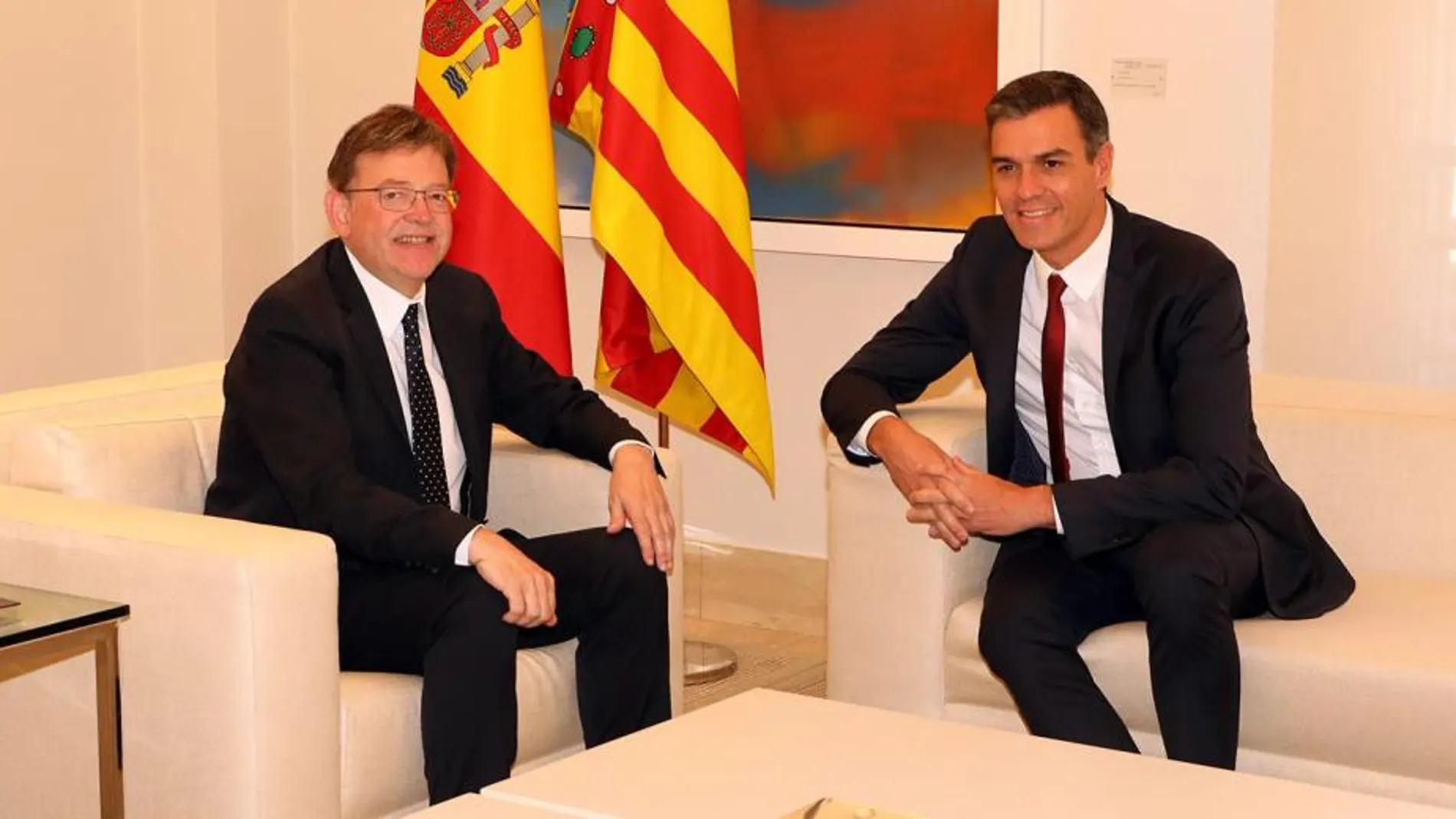 El presidente del Gobierno, Pedro Sánchez, y el de la Generalitat valenciana, Ximo Puig, mantuvieron una reunión el pasado 3 de octubre en la que Sánchez prometió a Puig agua y mayores inversiones