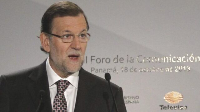 Mariano Rajoy, durante su intervención hoy en el II Foro de la Comunicación, en el marco de la Cumbre Iberoamericana